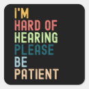 Search for hard of hearing stickers Impaired