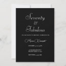 Search for 70 and fabulous invitations 70 year old