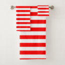 Search for red and white stripes bath towels Decorative