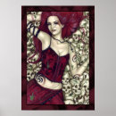 Search for gothic skulls posters Red