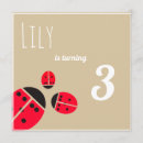Search for ladybirds square invitations Ladybugs