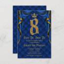 Search for blue crown invitations Prince