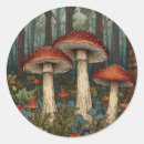 Search for vintage mushroom stickers Woodland