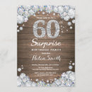 Search for rustic 60th birthday invitations Surprise birthday party