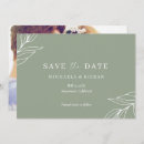 Search for botanical wedding save the dates Modern