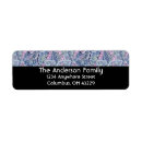 Search for floral pattern return address labels Colourful