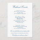 Search for weekend itinerary invitations Navy blue