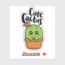 Search for kawaii cactus stickers Cartoon