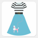 Search for retro poodle stickers Skirt