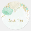 Search for mint green and gold stickers Flowers