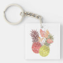 Search for watercolor pineapple key rings Pineapples