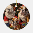 Search for english bulldog christmas tree decorations Puppy