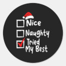 Search for naughty list stickers Funny christmas