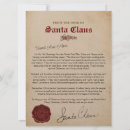 Search for letter from santa Christmas keepsake