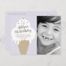 Search for ice cream cone birthday invitations Rainbow sprinkles