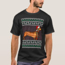 Search for dachshund christmas tshirts Santa