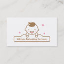 Search for cute babysitting business cards Nanny
