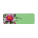 Search for water lilies return address labels Elegant