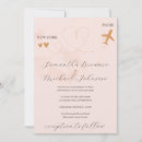 Search for flight wedding invitations Plane
