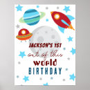 Search for 1st birthday posters Space