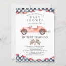Search for race car baby shower invitations Racing