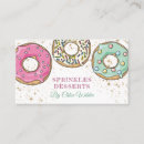 Search for donuts business cards Pastry chef