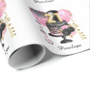 Search for 21st birthday wrapping paper Black