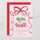 Search for red ribbon christmas cards Hand drawn
