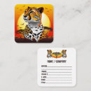 Search for cheetahs business cards Wildlife