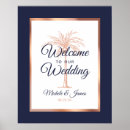 Search for navy and rose gold wedding posters Modern
