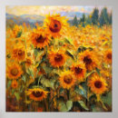 Search for abstract sunflower art Impressionist
