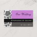 Search for purple damask monogram invitations Initials