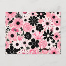 Search for retro pattern postcards Pink