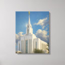 Search for temple canvas prints Mormon