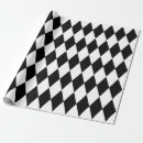 Search for black and white harlequin wrapping paper Classic