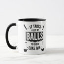Search for funny golf ball mugs Sport