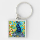 Search for peacock feather key rings Birds