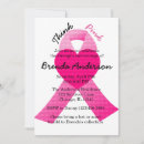 Search for breast cancer pink ribbon invitations For her