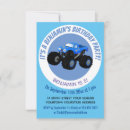Search for monster truck invitations Blue
