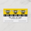 Search for honey business cards Gold