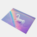 Search for rainbow unicorn doormats Fantasy