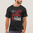 Search for 8th wedding anniversary tshirts Parents