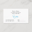 Search for medical hospital appointment cards Doctor