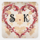 Search for vintage valentine stickers Antique