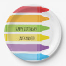 Search for crayon plates Birthday