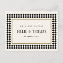 Search for art deco thank you cards Black and white