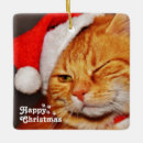 Search for cat face christmas tree decorations Cute kitten