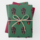Search for krampus wrapping paper Scary