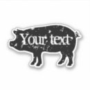 Search for black pig stickers Farm