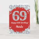 Search for 69 birthday cards Sixty ninth birthday